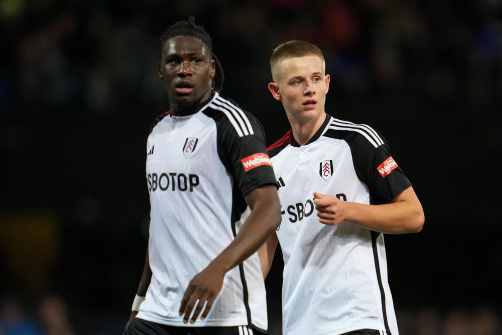 Luc De Fougerolles alongside Calvin Bassey on his Fulham debut Luc De Fougerolles alongside Calvin Bassey on his Fulham debut