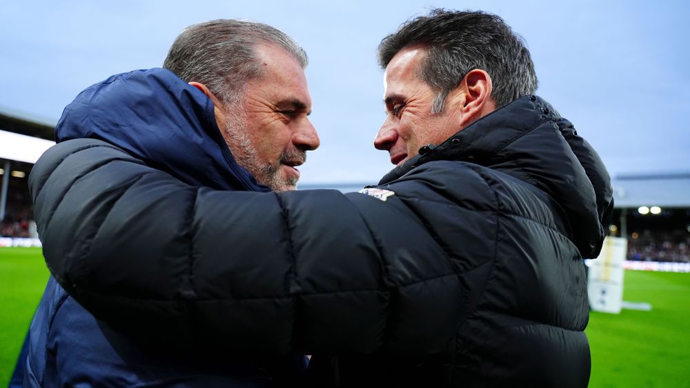 Ange Postecoglou and Marco Silva Ange Postecoglou and Marco Silva