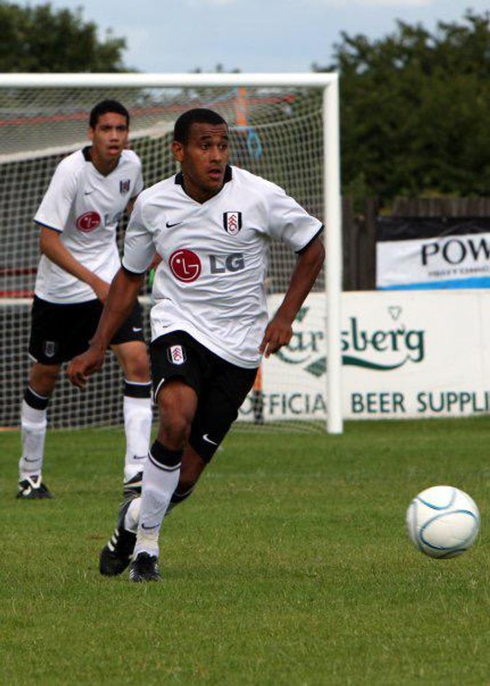 Jordan Wilson Jordan Wilson playing for Fulham's youth side alongside Chris Smalling