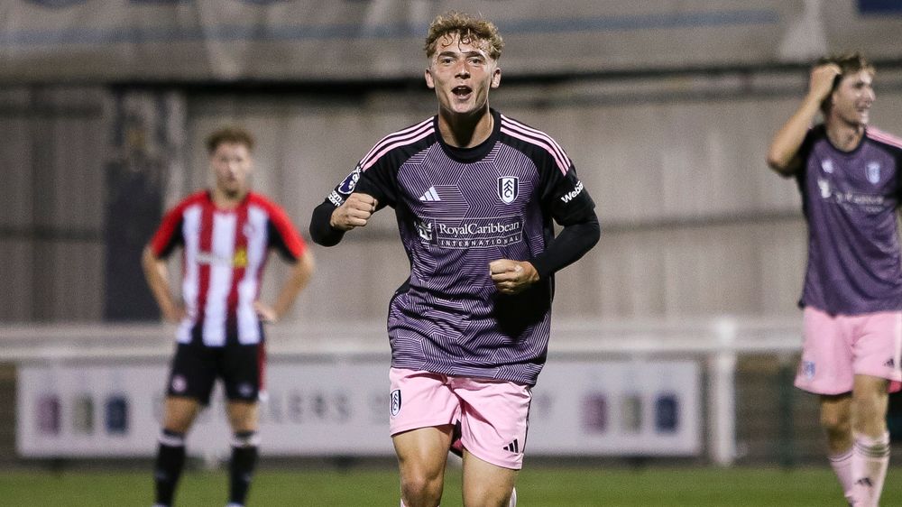 Callum Osmand celebrates scoring against Brentford