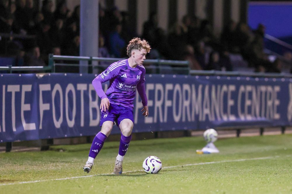Tom Olyott in action for Fulham U21s v Brighton U21s Tom Olyott in action for Fulham U21s v Brighton U21s