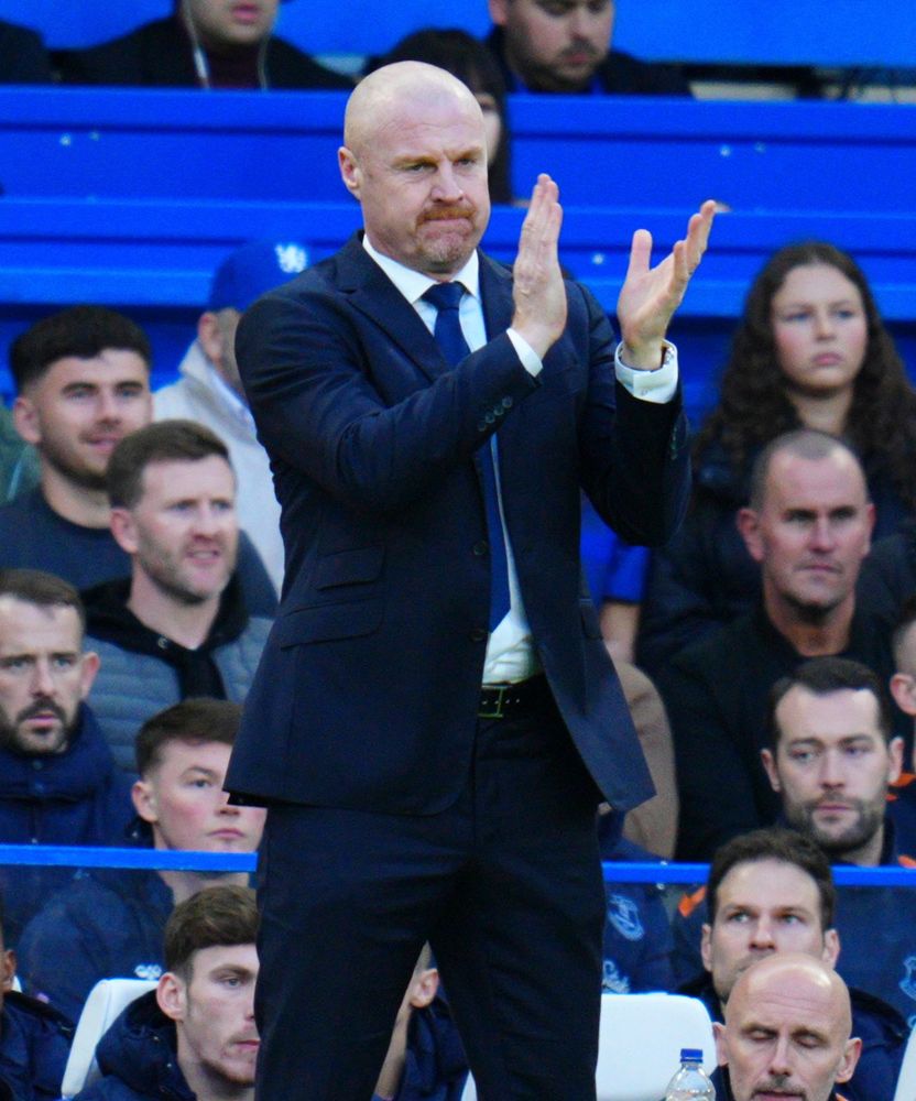 Sean Dyche on the touchline