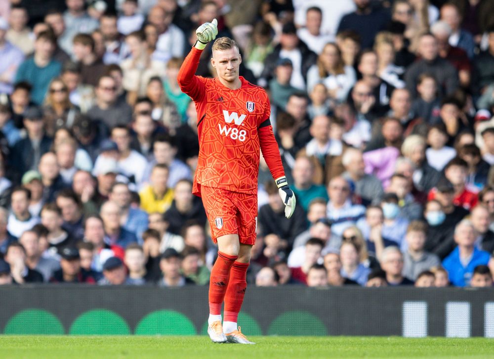 Bernd Leno in action during Fulham's defeat by Newcastle