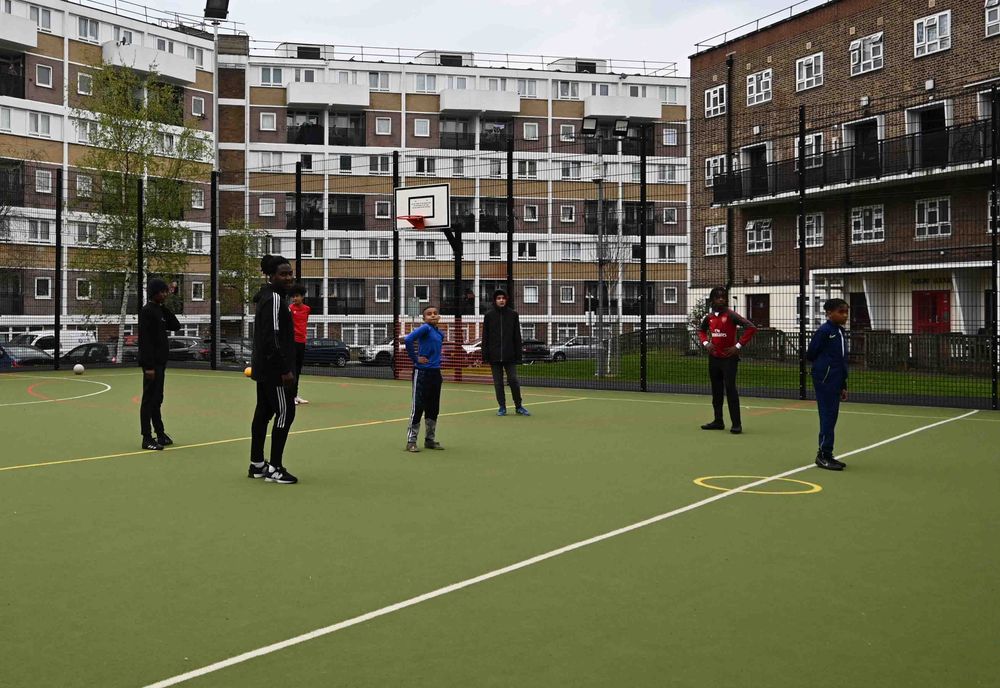 Foundation participants in action