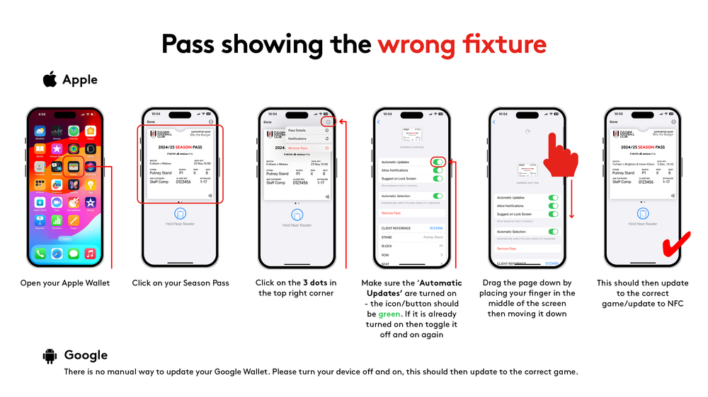 Incorrect Fixture Incorrect Fixture