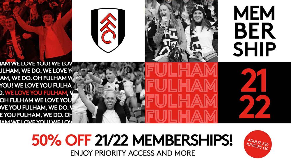 50% Off 21/22 Memberships 50% Off 21/22 Memberships