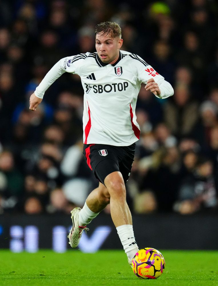Emile Smith Rowe on the ball against Brighton Emile Smith Rowe on the ball against Brighton