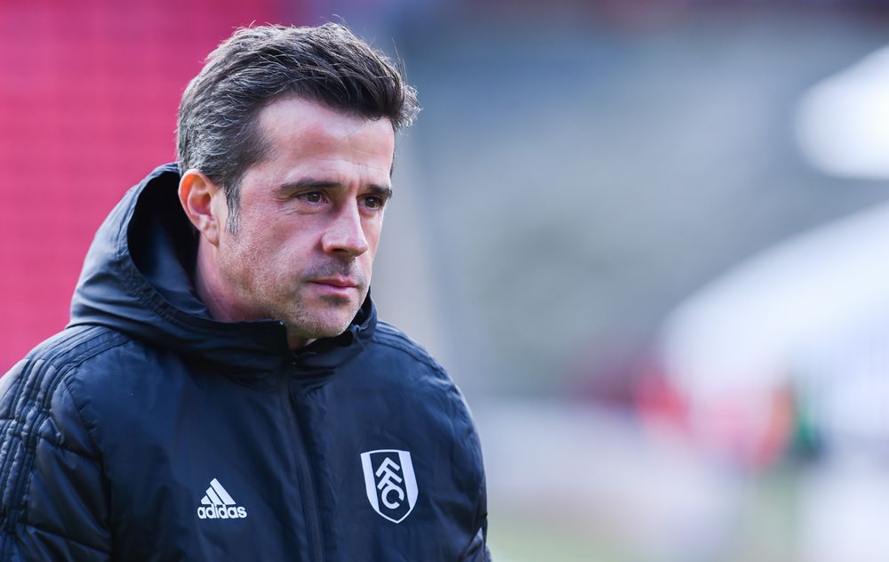 Marco Silva looks on Marco Silva looks on