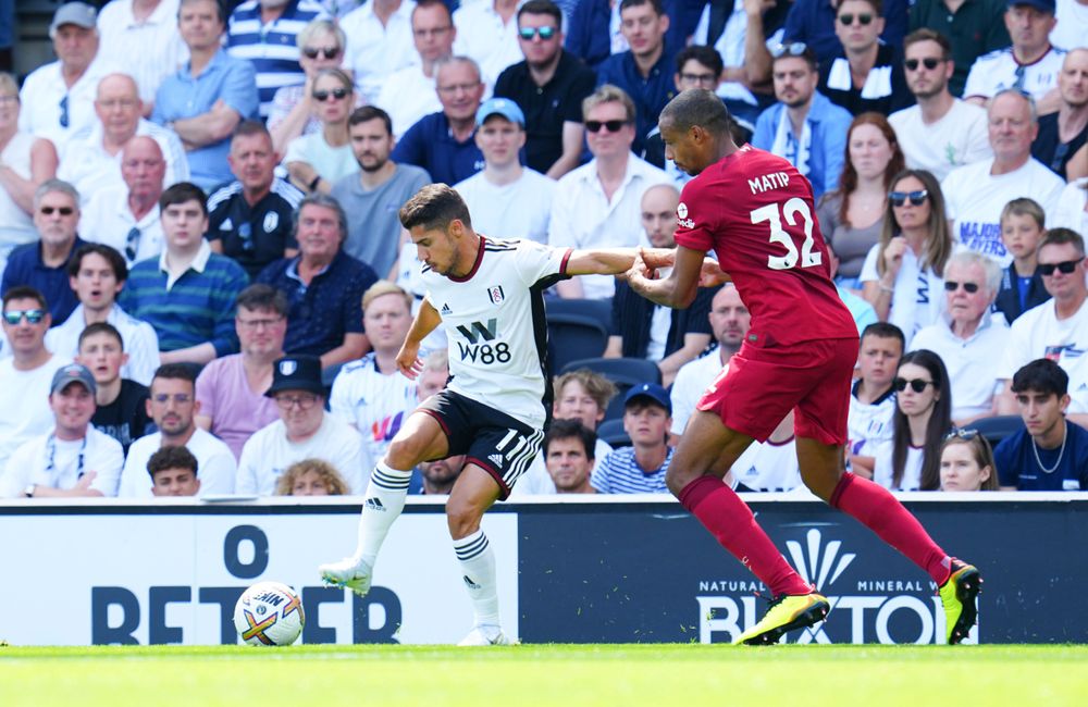 Manor Solomon in action against Liverpool