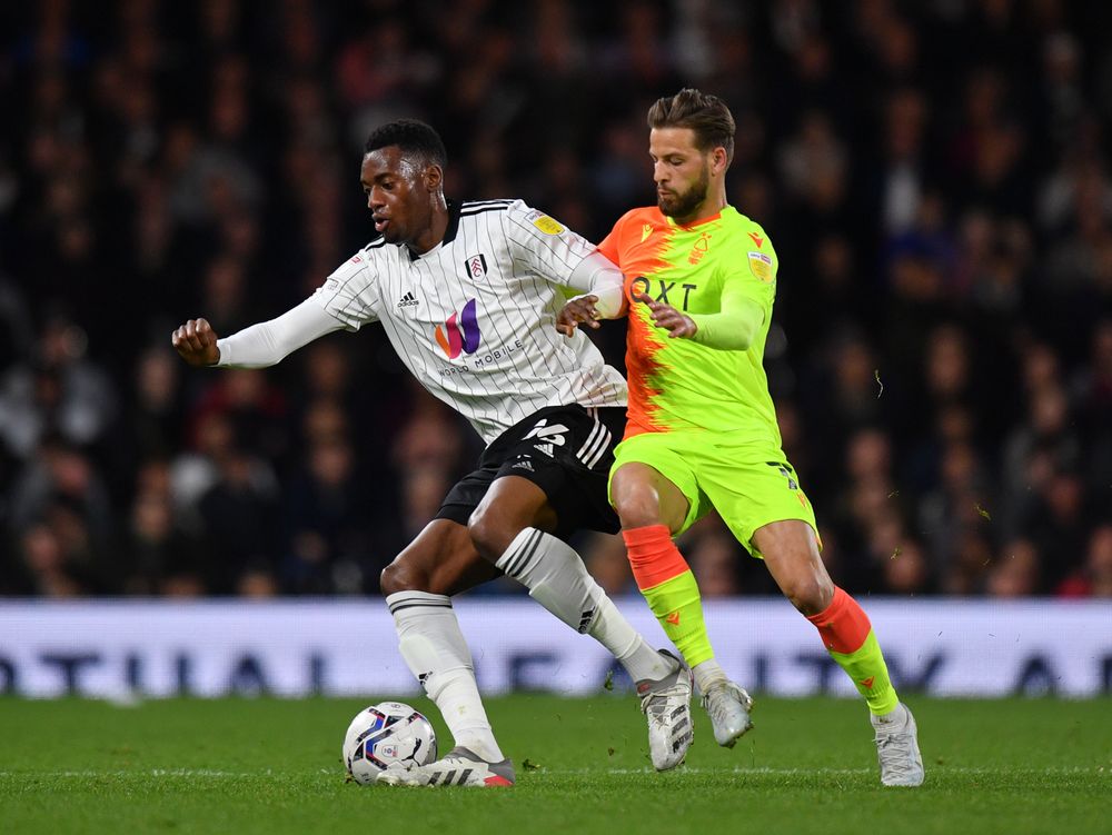 Tosin in action against Nottingham Forest