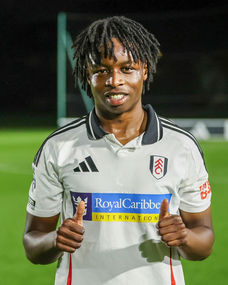 Chibby Nwoko puts his thumbs up to the camera after scoring the winner against Nottingham Forest Under-21s Chibby Nwoko puts his thumbs up to the camera after scoring the winner against Nottingham Forest Under-21s