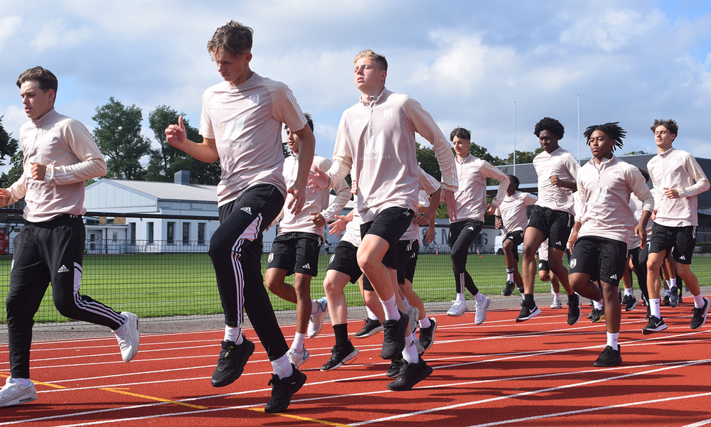 The lads are put through their paces! The lads are put through their paces!