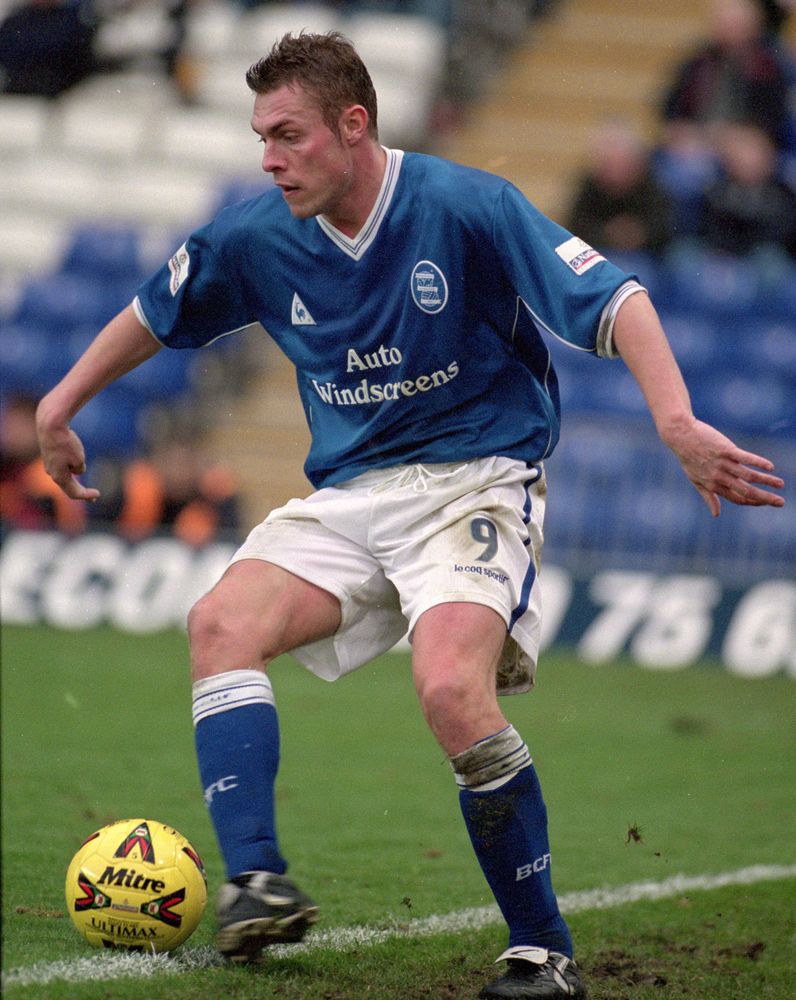 Geoff Horsfield playing for Birmingham City Geoff Horsfield playing for Birmingham City