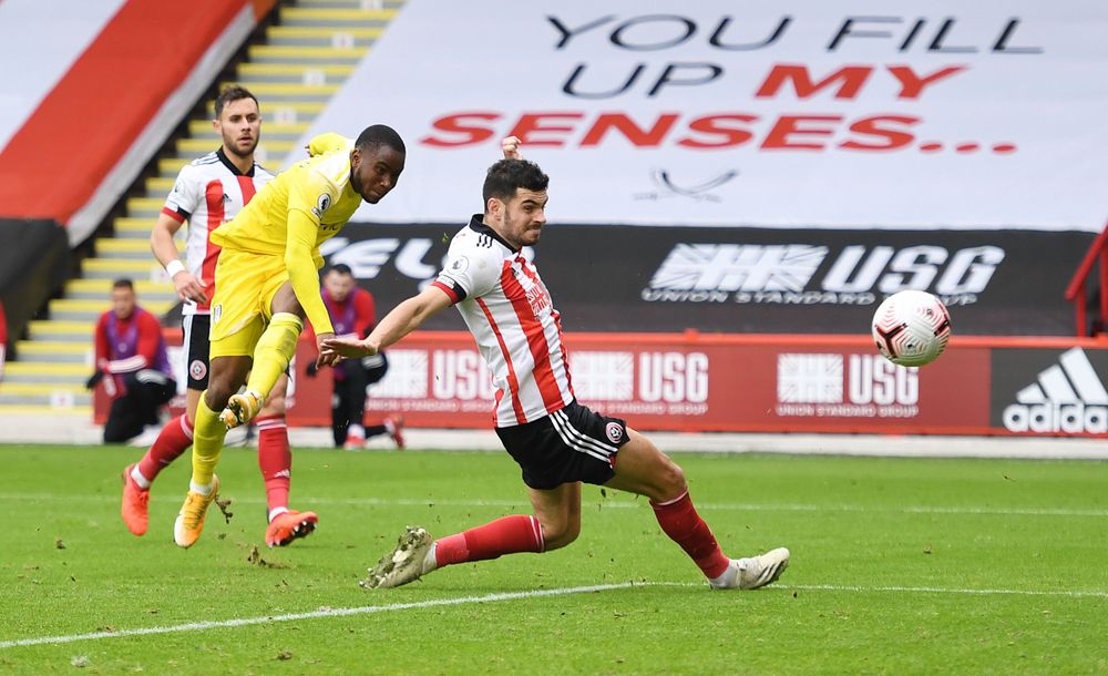 Ademola Lookman scores his first Fulham goal