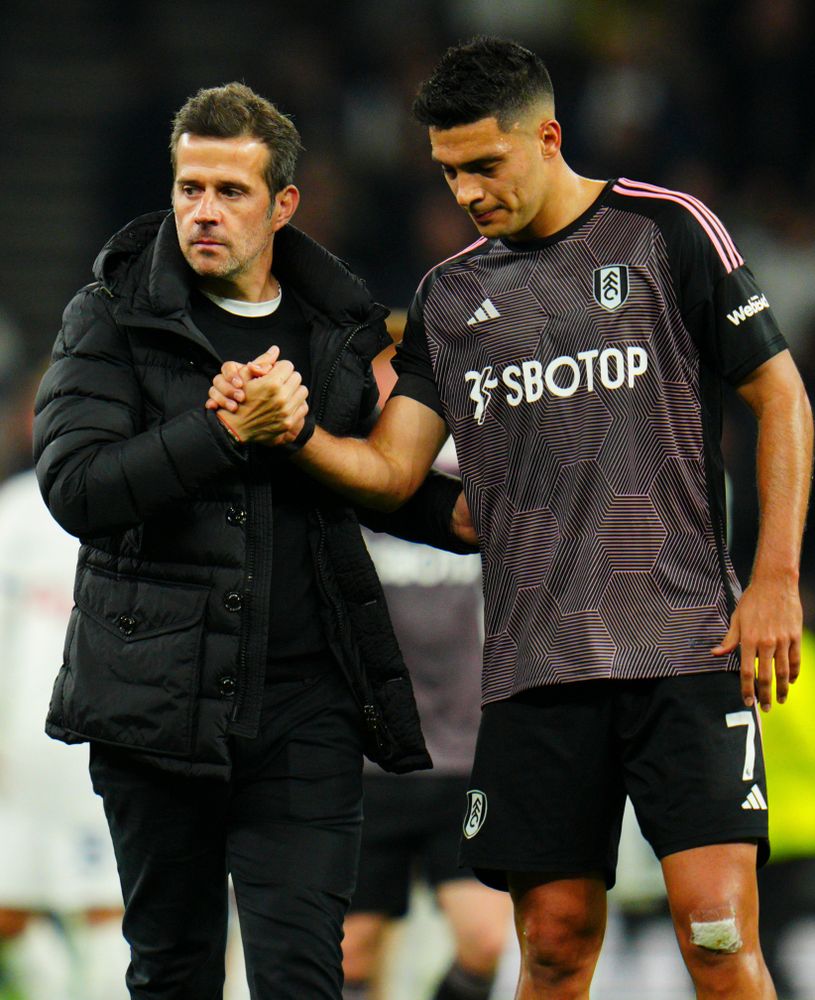 Marco Silva and Raúl Jiménez Marco Silva and Raúl Jiménez