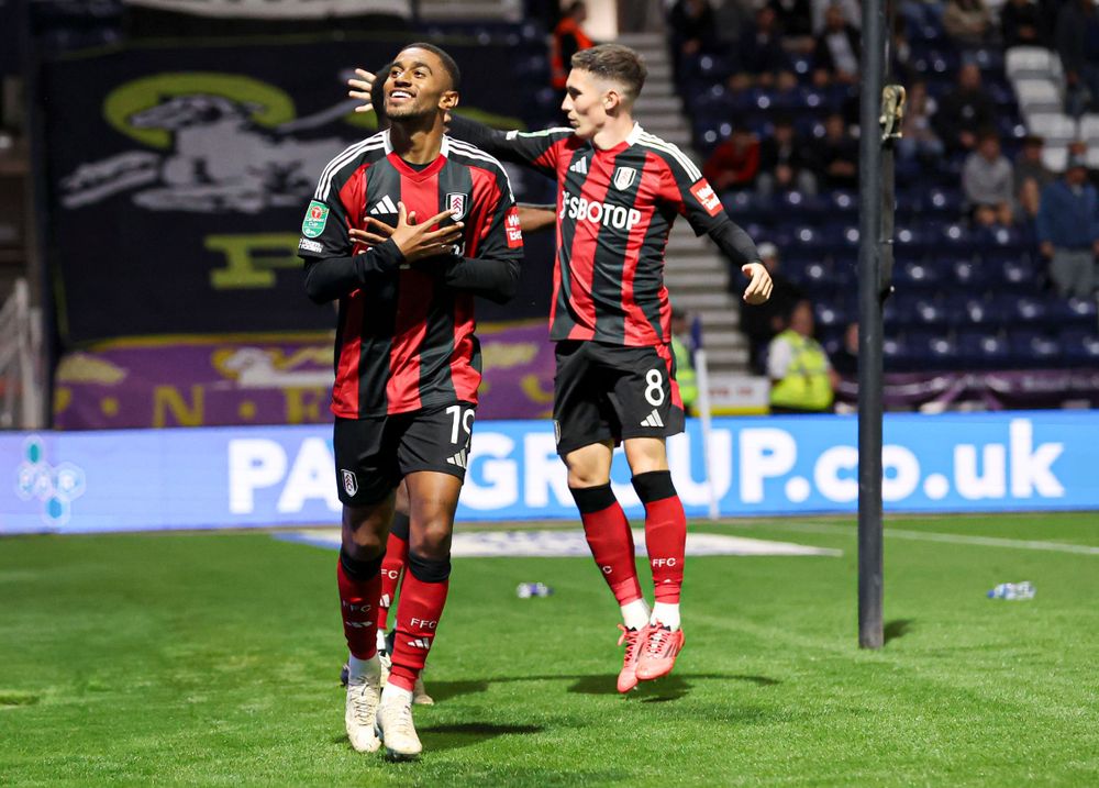 Reiss Nelson scores against Preston Reiss Nelson scores against Preston