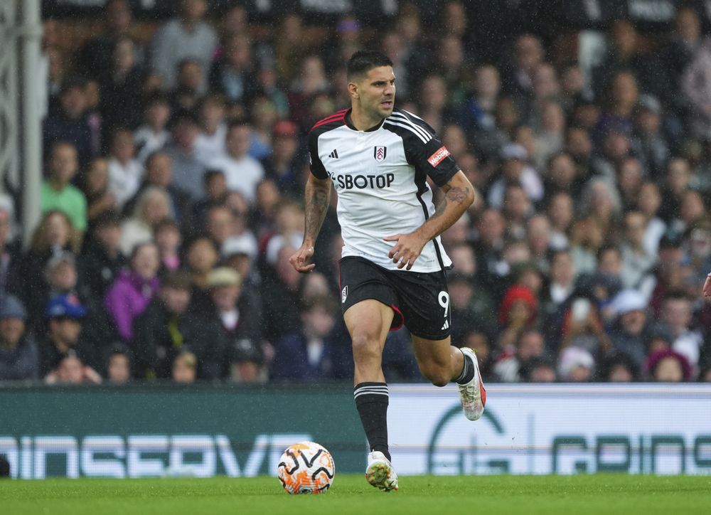 Aleksandar Mitrović on the ball against Hoffenheim Aleksandar Mitrović on the ball against Hoffenheim
