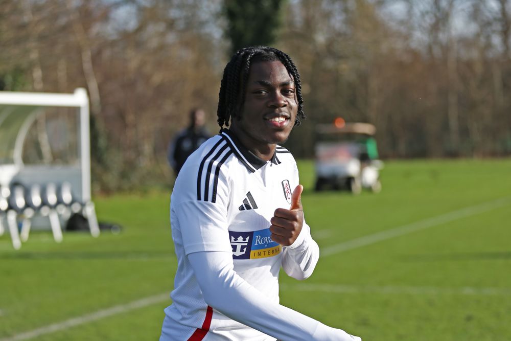 Macaulay Zepa of Fulham U18s Macaulay Zepa of Fulham U18s