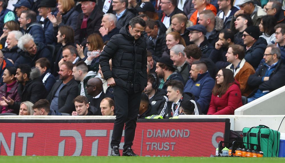 Marco Silva on the touchline