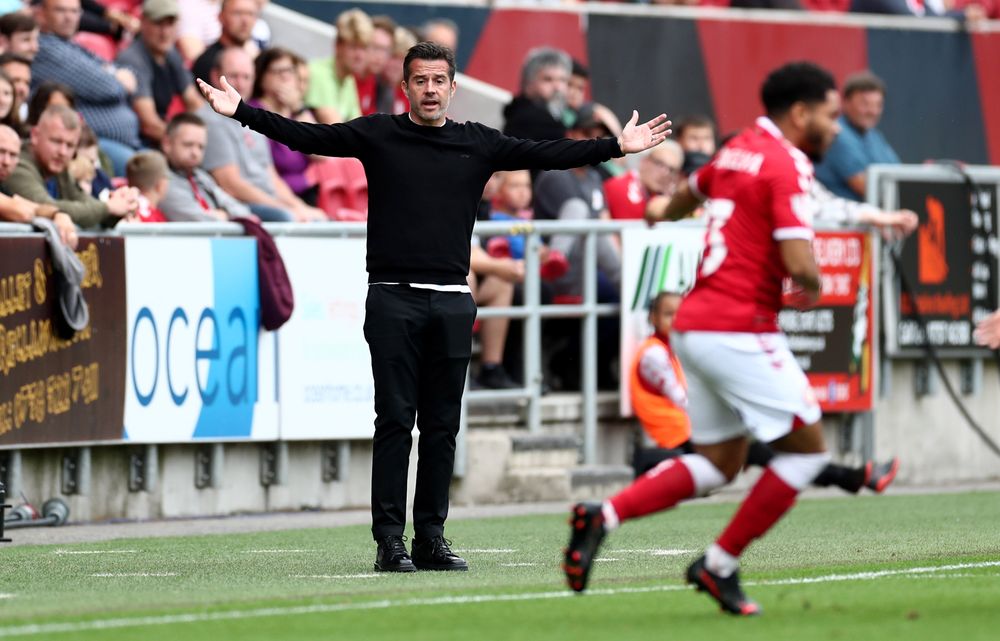 Marco Silva frustrated on the sidelines