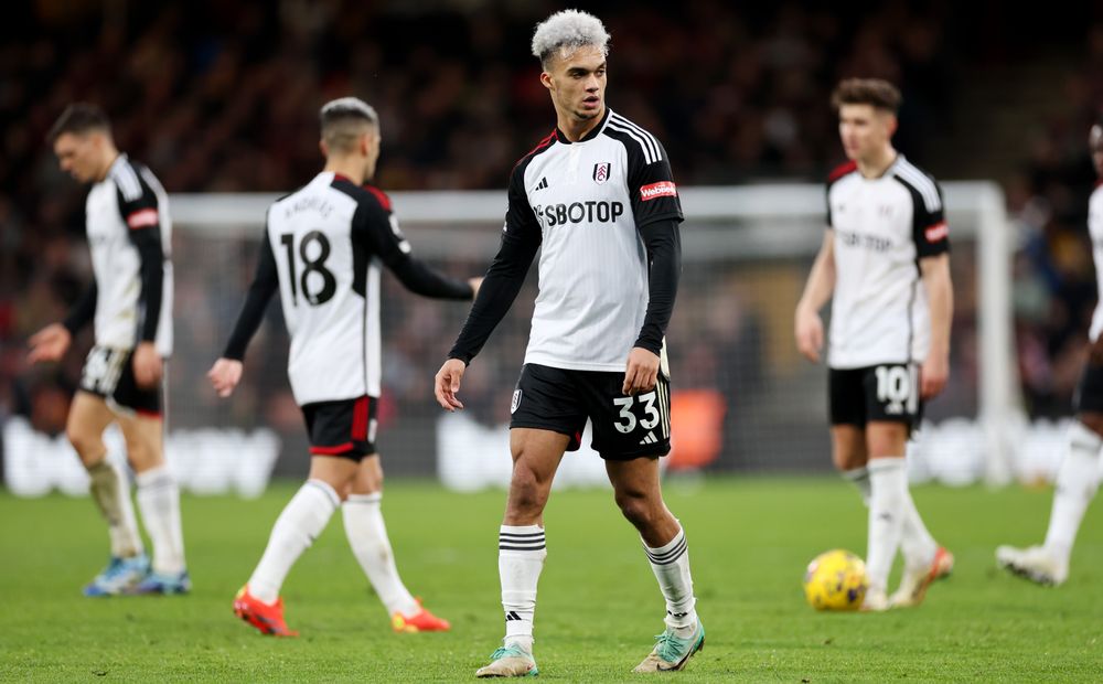 Antonee Robinson looks on Antonee Robinson looks on