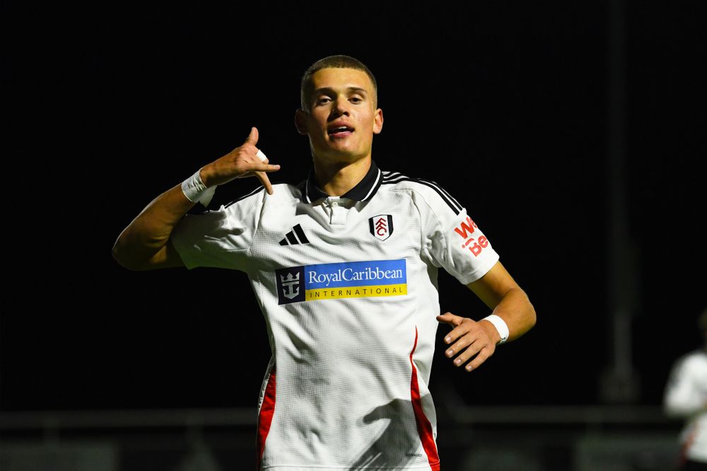 Kristian Šekularac celebrates scoring for Fulham U21s against Sunderland Kristian Šekularac celebrates scoring for Fulham U21s against Sunderland