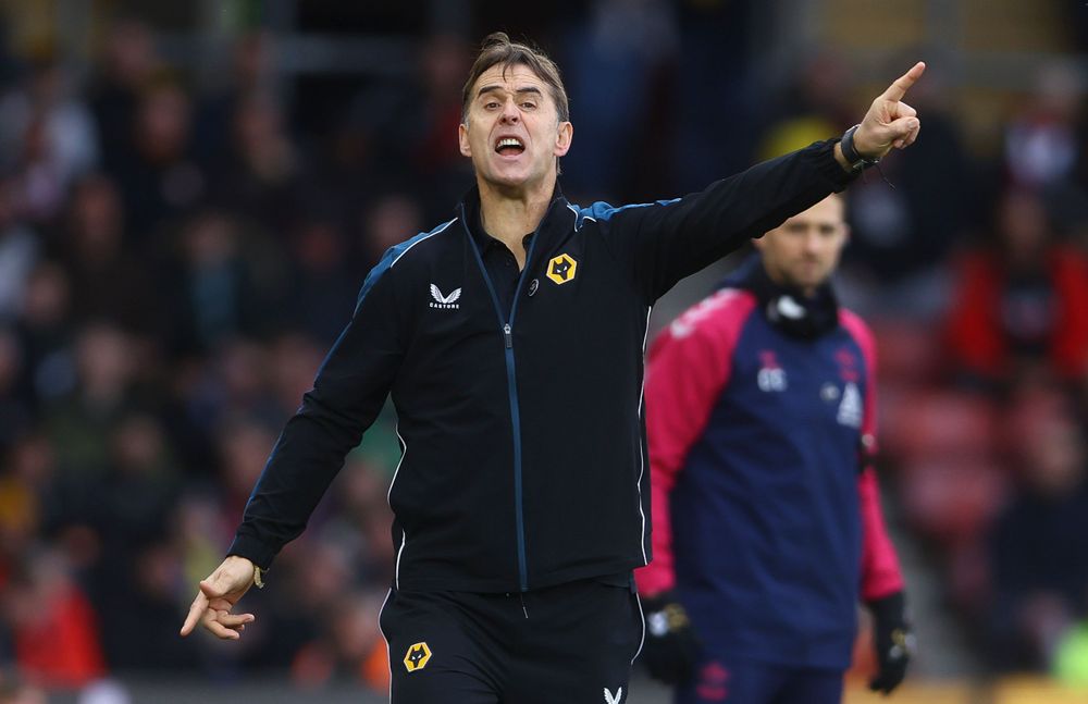 Wolves head coach Julen Lopetegui