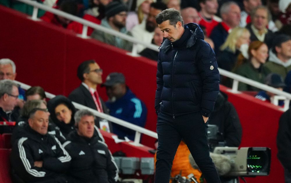 Marco Silva on the touchline