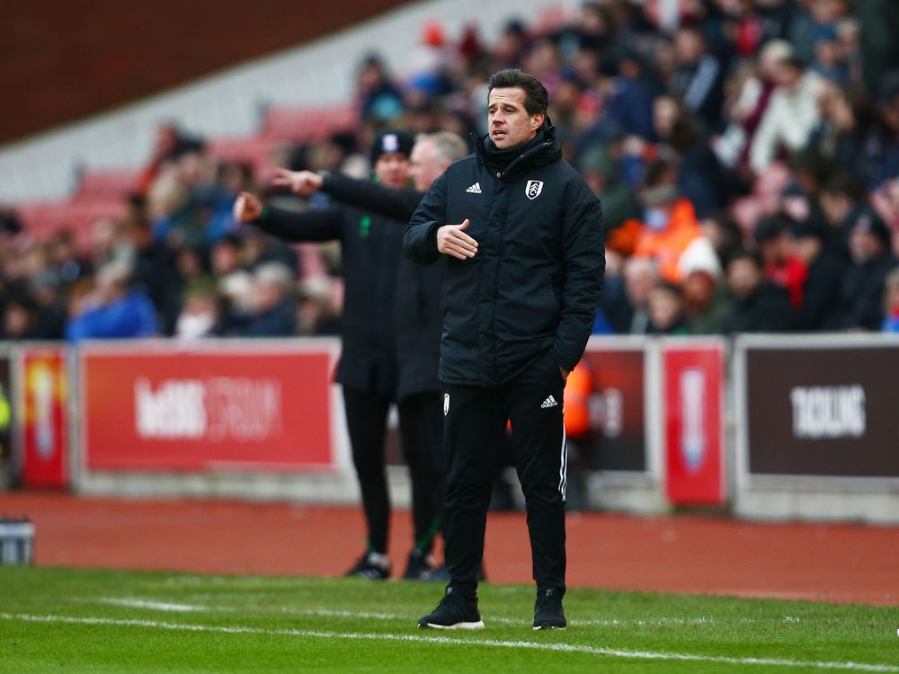 Marco Silva on the touchline at Stoke Marco Silva on the touchline at Stoke