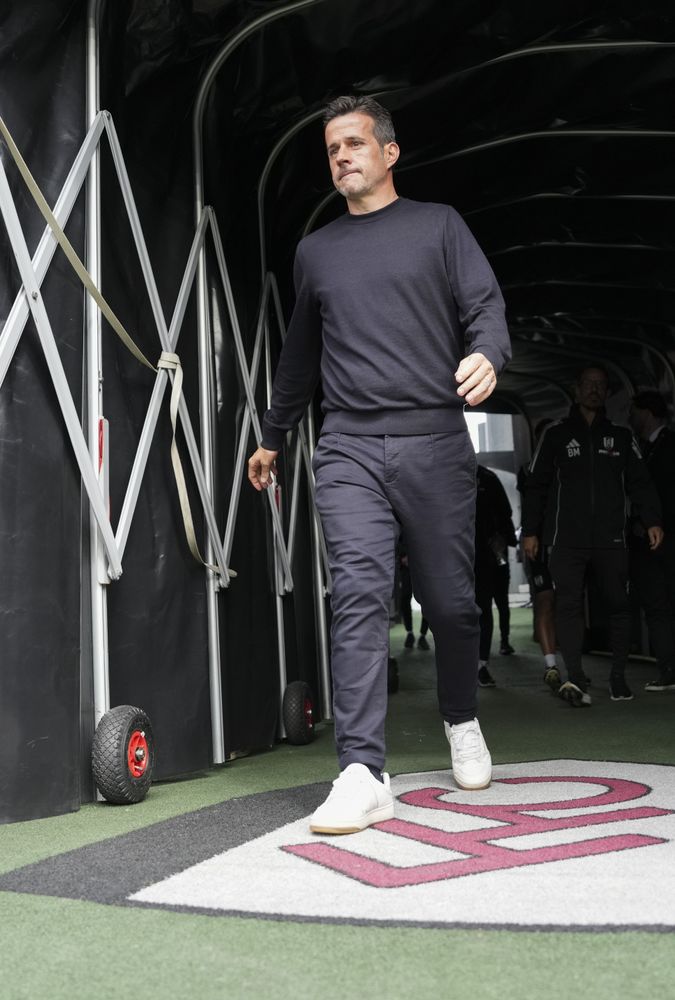 Marco Silva walks out of the tunnel Marco Silva walks out of the tunnel