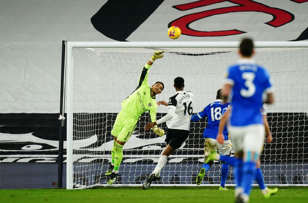 Alphonse Areola makes a save Alphonse Areola makes a save