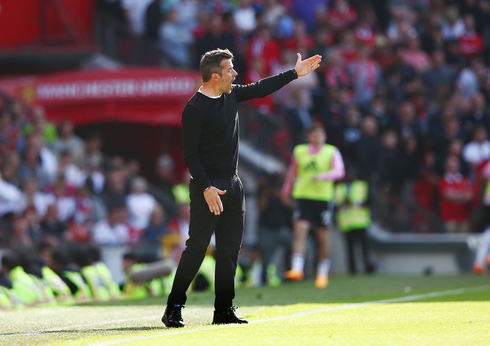 Marco Silva on the touchline