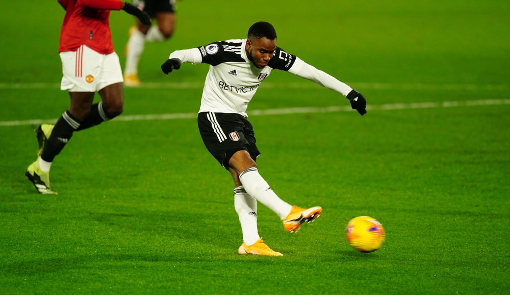 Ademola Lookman cooly slots home the opener Ademola Lookman cooly slots home the opener