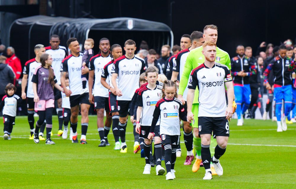 The teams come out ahead of Fulham versus Crystal Palace The teams come out ahead of Fulham versus Crystal Palace