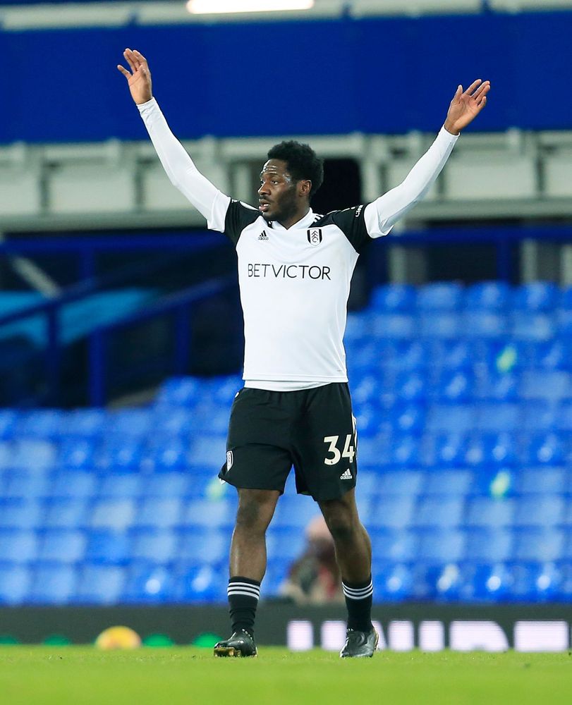 Ola Aina in action against Everton