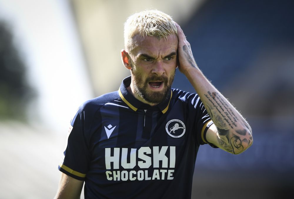 Scott Malone in action for Millwall against Blackburn Scott Malone in action for Millwall against Blackburn