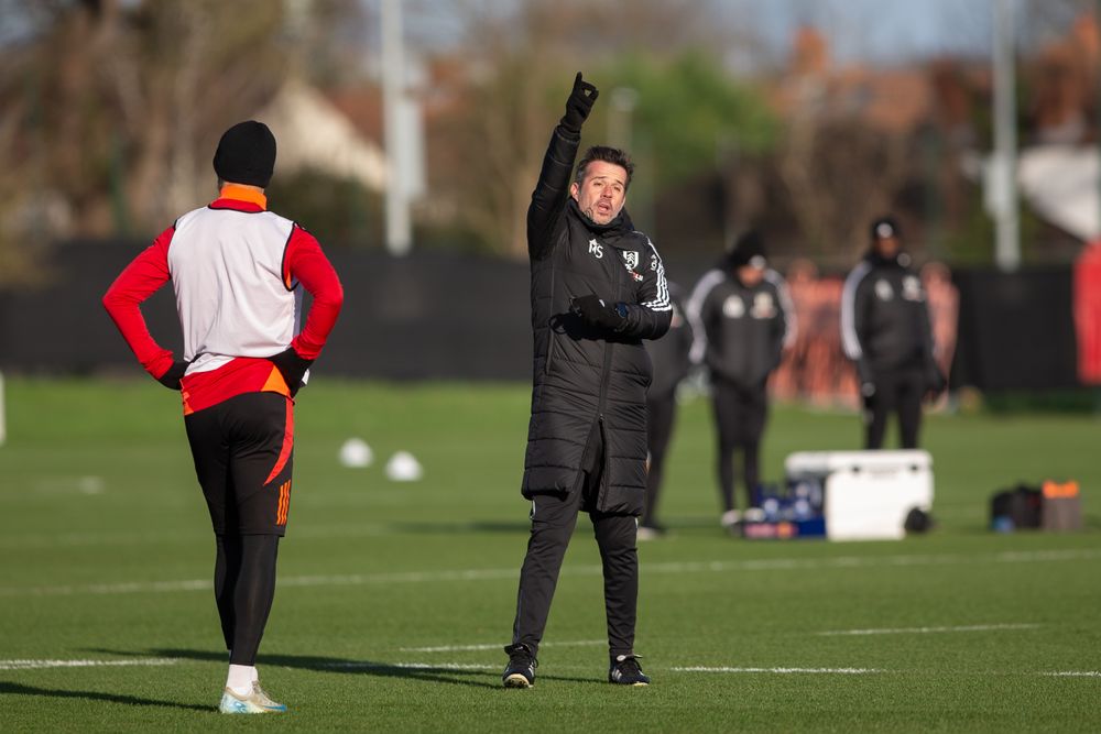 Marco Silva in training Marco Silva in training
