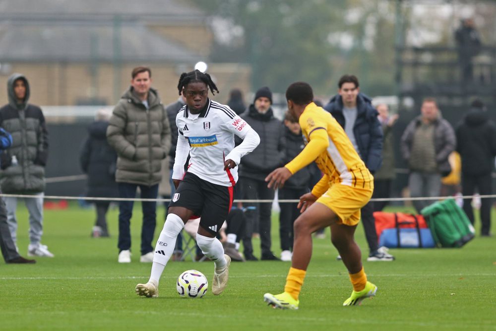 Macauley Zepa on the attack for Fulham Macauley Zepa on the attack for Fulham