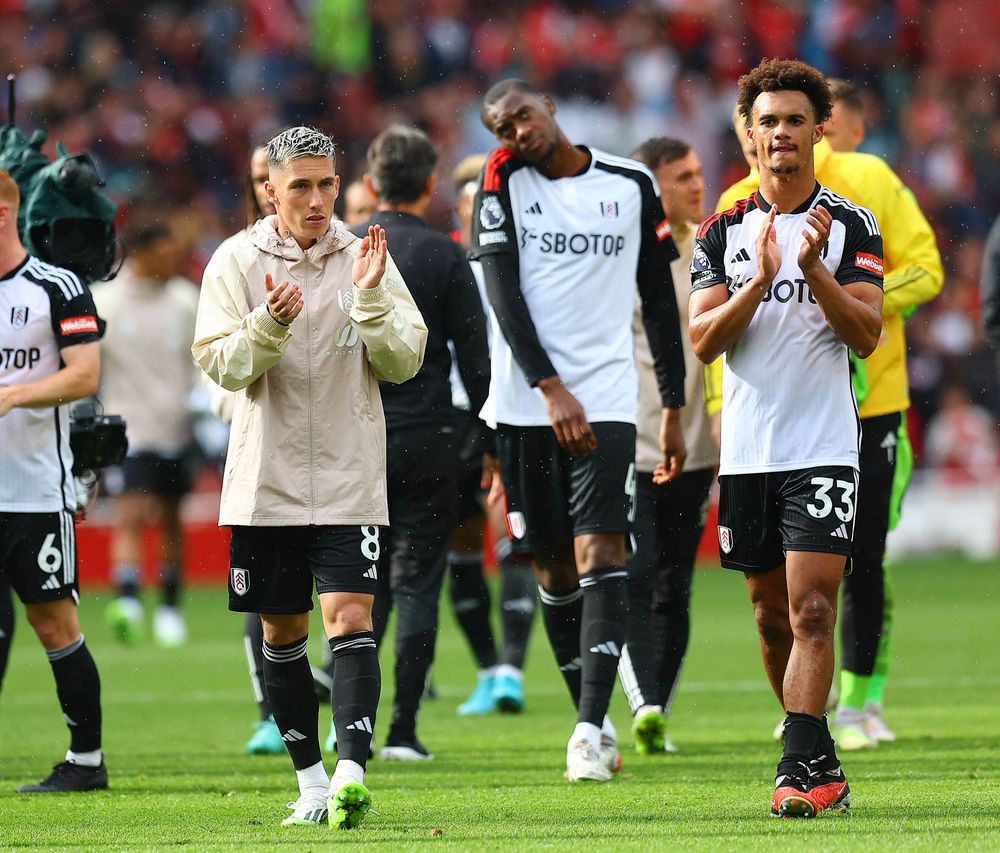 Antonee Robinson applauds the fans Antonee Robinson applauds the fans