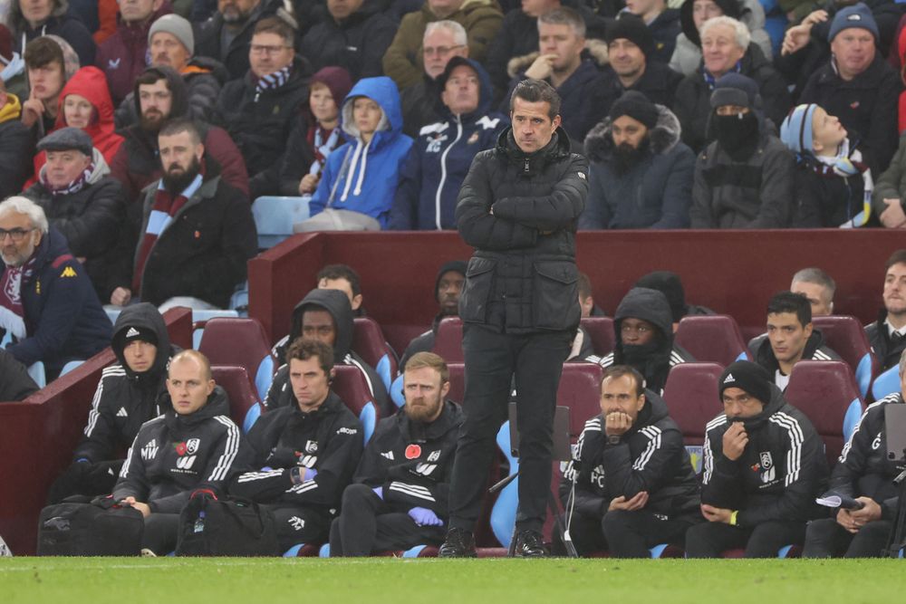 Marco Silva on the touchline