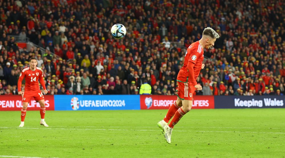 Harry Wilson scores his second goal Harry Wilson scores his second goal