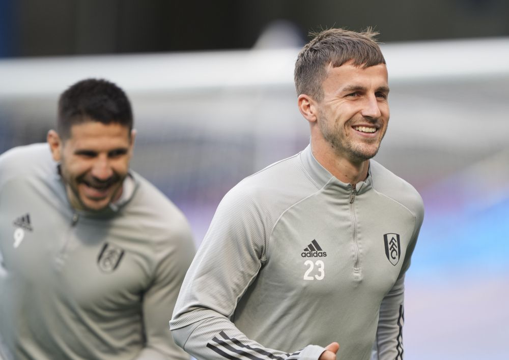 shutterstock_editorial_11882194b.jpg Joe Bryan warms up ahead of Fulham's recent trip to Chelsea