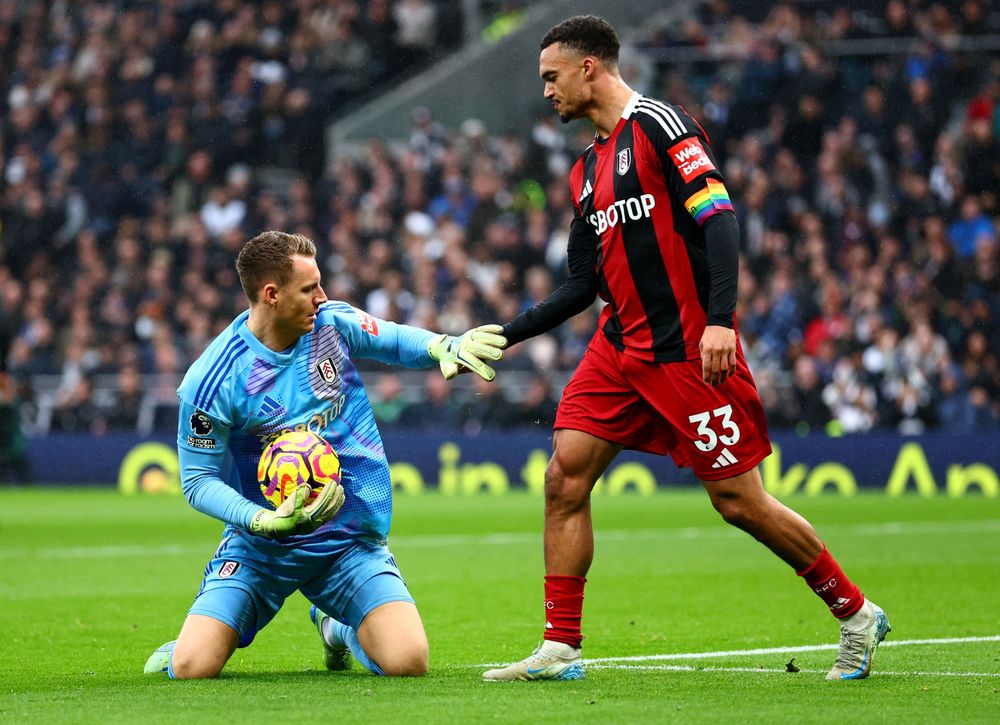 Bernd Leno and Antonee Robinson