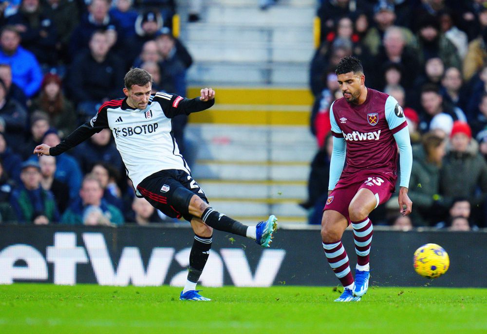 Timothy Castagne in action against West Ham Timothy Castagne in action against West Ham