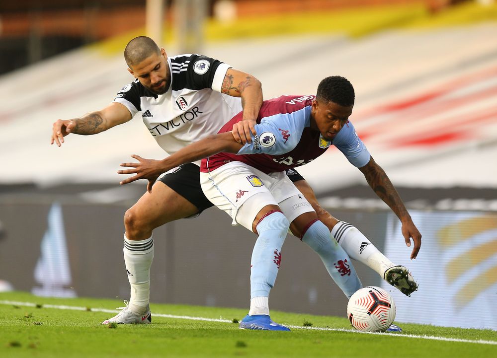 Mitro battles for possession. Mitro battles for possession.
