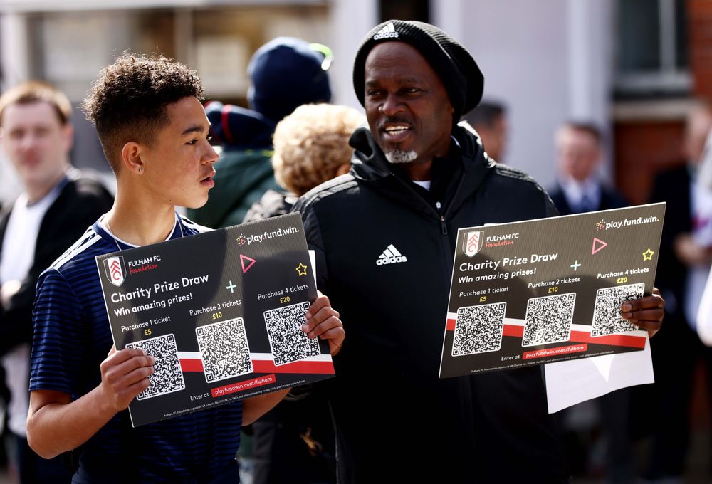 Volunteers at Fulham's Foundation Matchday