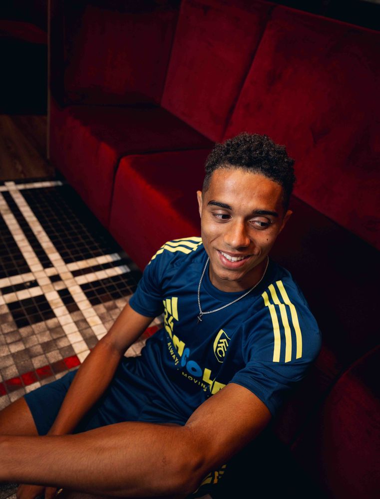 Josh King poses after signing his new contract