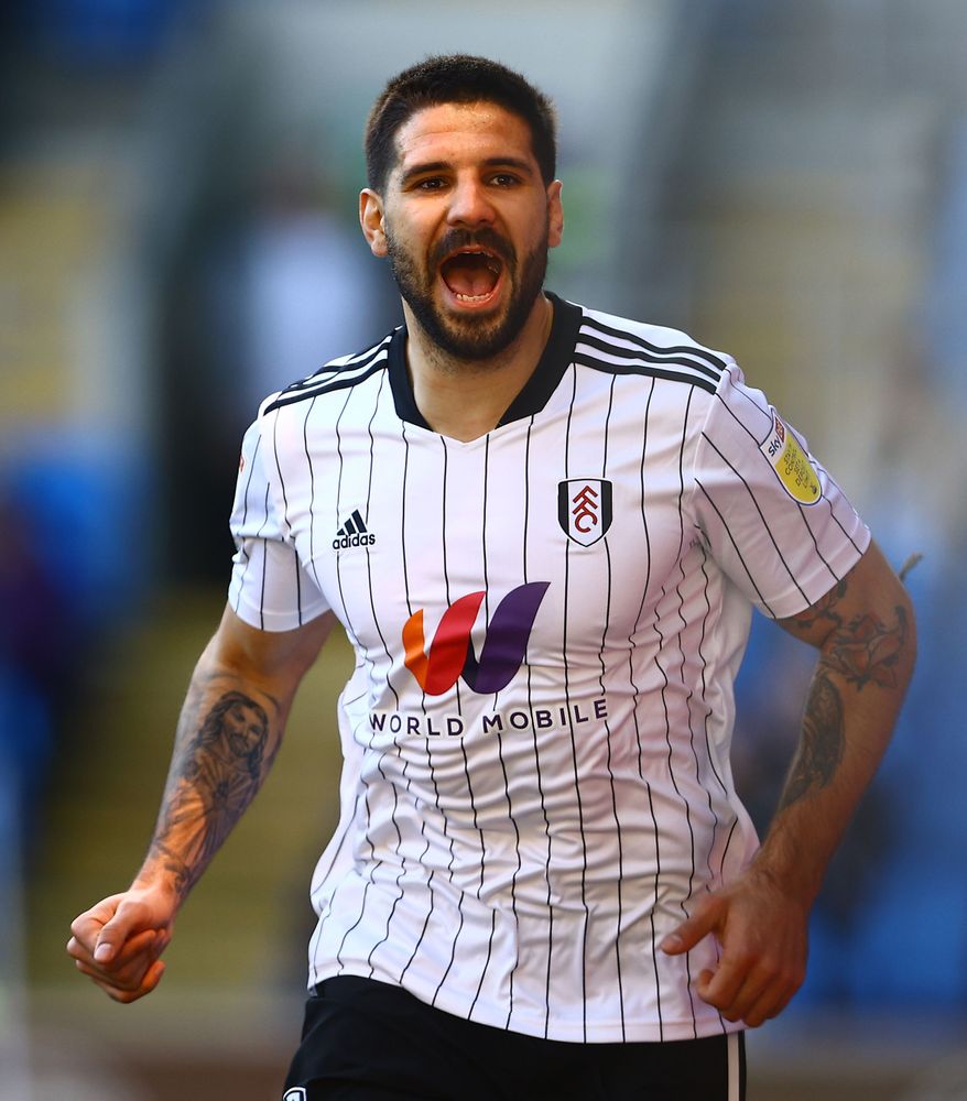 Mitrović celebrates Mitrović celebrates