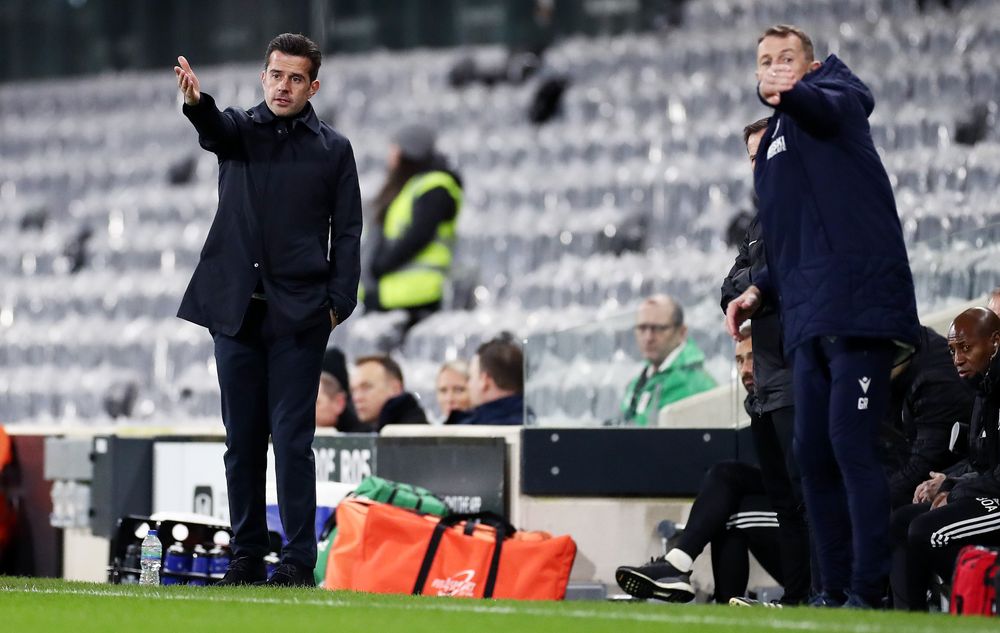 Marco Silva on the touchline