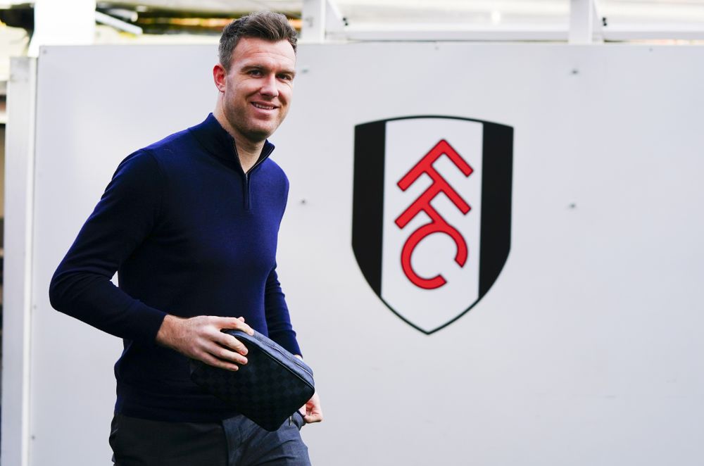 Kevin McDonald arrives at Craven Cottage for a game in February 2020